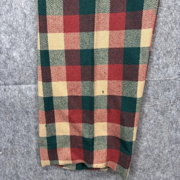 True Vintage 1970s Saks Fifth Avenue Wool Trouser Pants Tartan Plaid Buckle Back - Picture 3 of 13